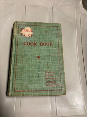 Table Talk's Cook Book - Green Cloth Hardcover
